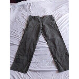 G. H. Bass Work Canvas Olive Green Cargo Pants Size 40X34